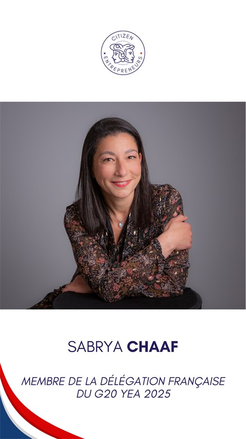 Sabrya Chaaf, fondatrice de The Canopist, membre de la délégation française du G20 YEA 2025